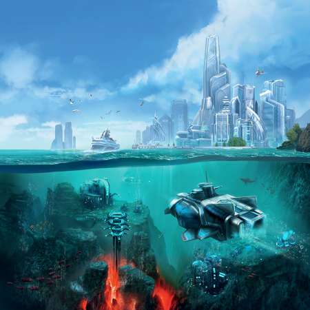 Anno 2070 - Deep Ocean Mobile Horizontal fond d'cran