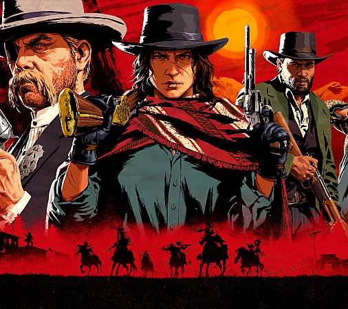 Red Dead Redemption 2 Mobile Horizontal fond d'cran