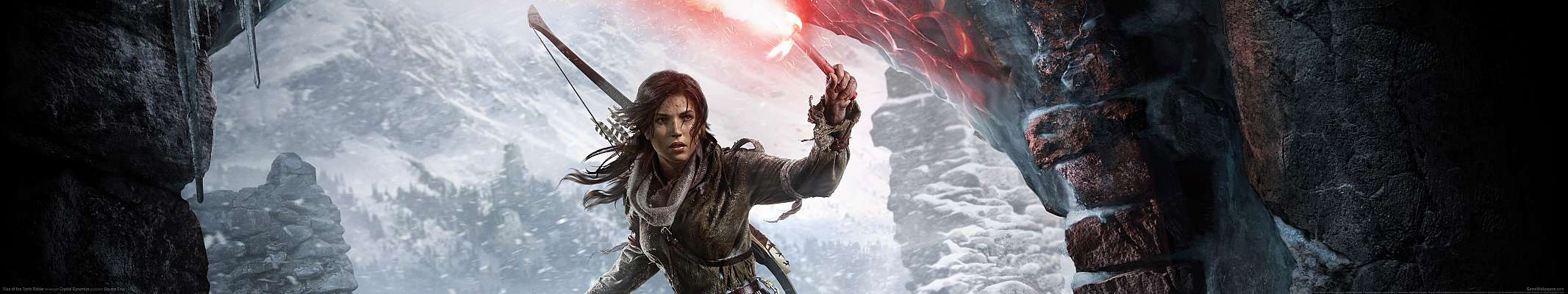 Rise of the Tomb Raider triple screen fond d'cran