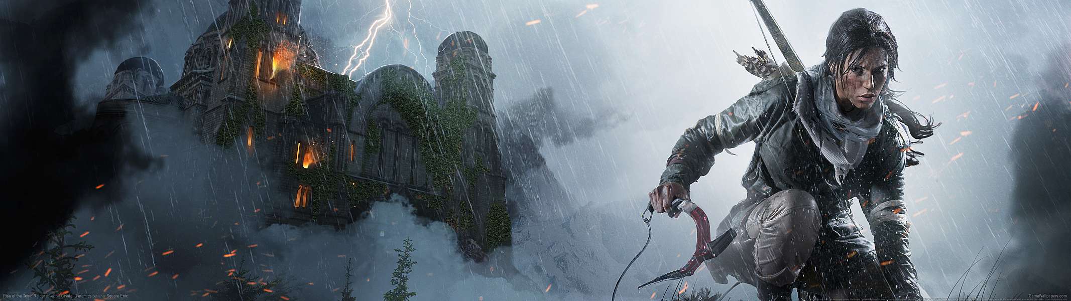 Rise of the Tomb Raider dual screen fond d'cran