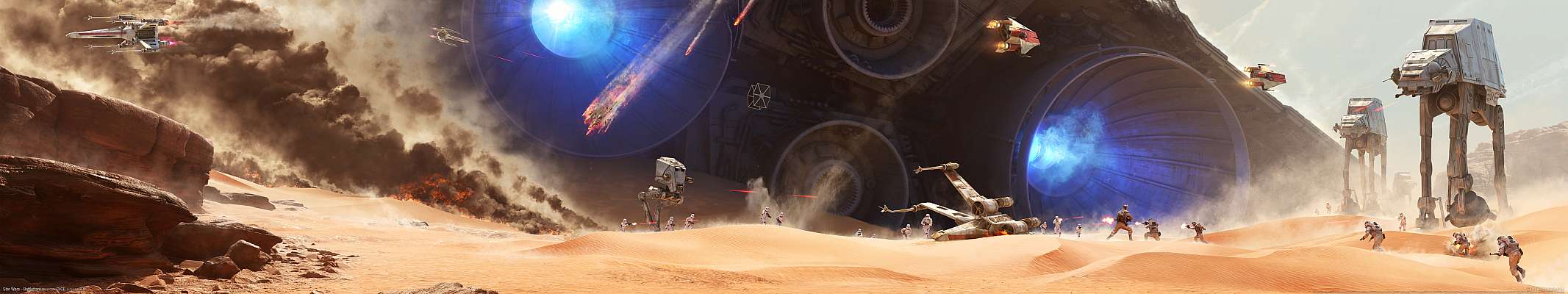 Star Wars - Battlefront triple screen fond d'cran
