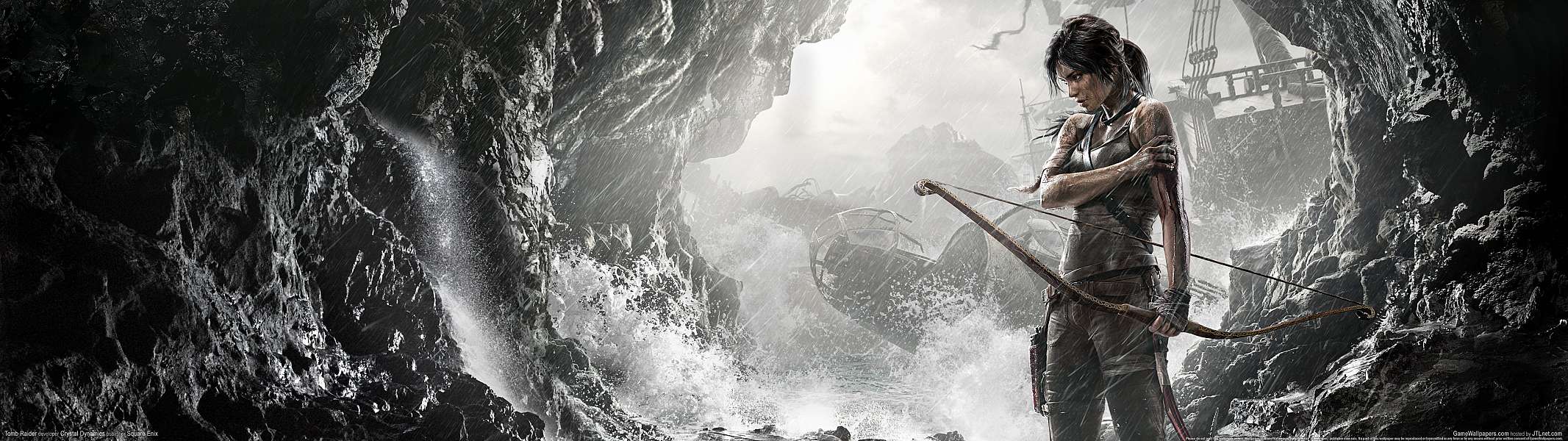 Tomb Raider dual screen fond d'cran