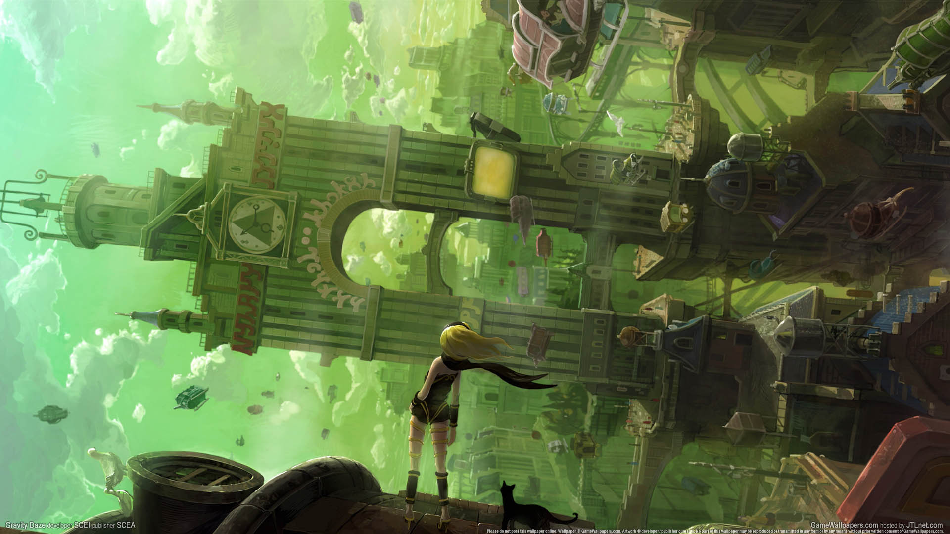 Gravity Daze Fond D Ecran 01 19x1080