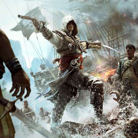 Assassin's Creed 4: Black Flag Mobile Horizontal fond d'cran
