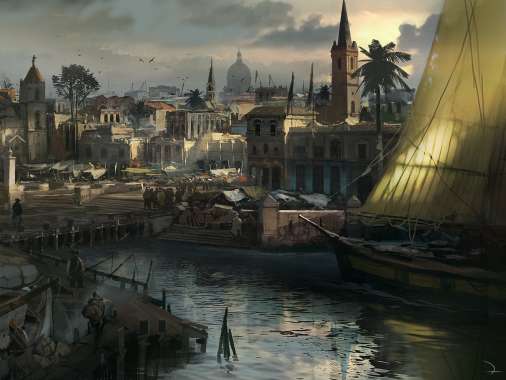 Assassin's Creed 4: Black Flag Mobile Horizontal fond d'cran