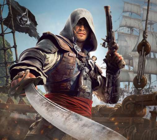 Assassin's Creed: Black Flag Resynced Mobile Horizontal fond d'�cran