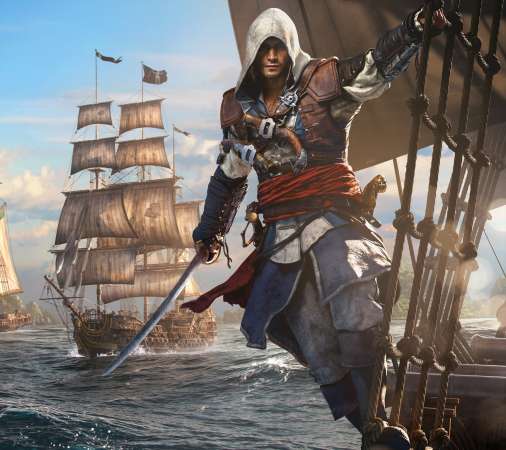 Assassin's Creed: Black Flag Resynced Mobile Horizontal fond d'�cran