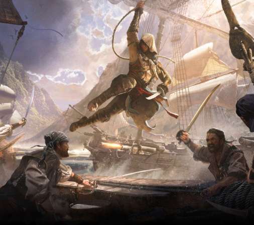 Assassin's Creed: Black Flag Resynced Mobile Horizontal fond d'�cran