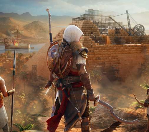 Assassin's Creed: Origins Mobile Horizontal fond d'cran