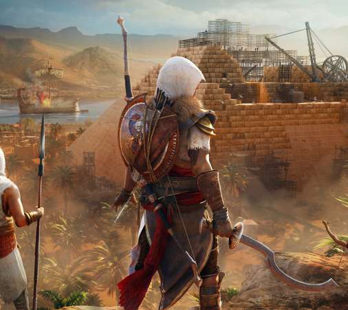 Assassin's Creed: Origins Mobile Horizontal fond d'cran