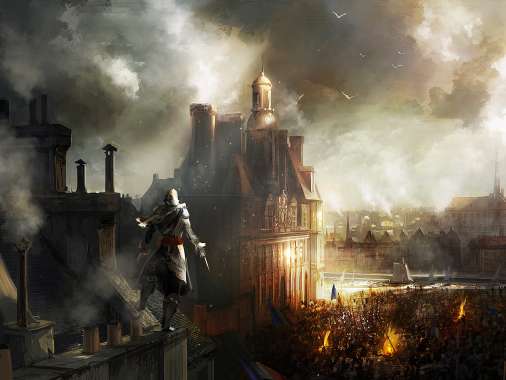 Assassin's Creed: Unity Mobile Horizontal fond d'cran