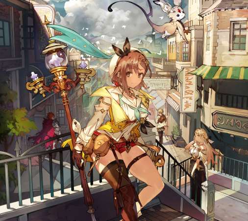 Atelier Ryza 2: Lost Legends & the Secret Fairy Mobile Horizontal fond d'cran