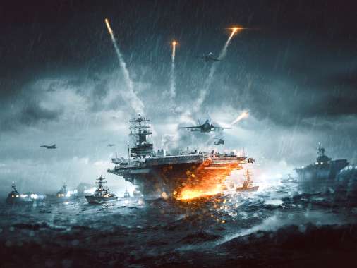 Battlefield 4: Naval Strike Mobile Horizontal fond d'cran