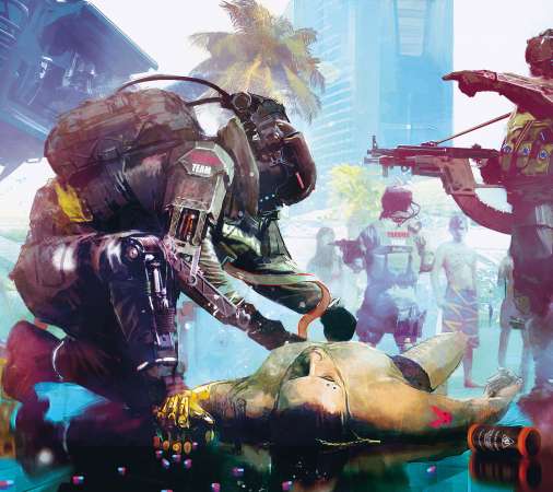 Cyberpunk 2077 Mobile Horizontal fond d'cran