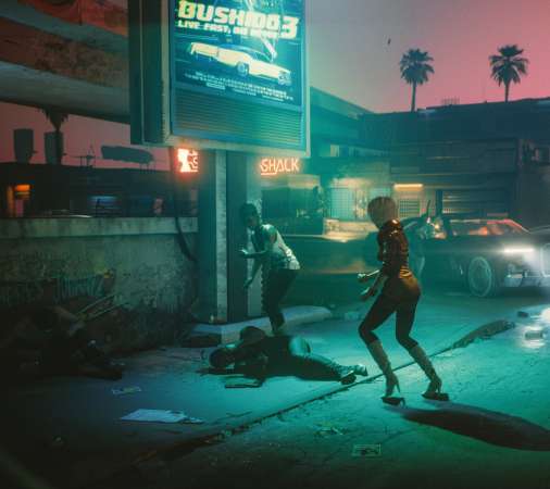 Cyberpunk 2077 Mobile Horizontal fond d'cran