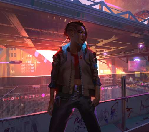 Cyberpunk 2077 Mobile Horizontal fond d'cran