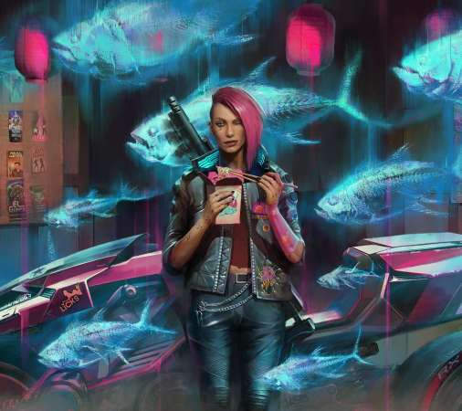 Cyberpunk 2077 Mobile Horizontal fond d'cran