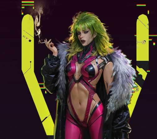 Cyberpunk 2077 fan art Mobile Horizontal fond d'cran