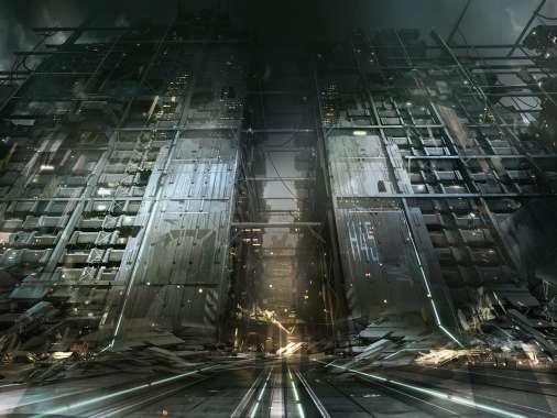 Deus Ex: Mankind Divided Mobile Horizontal fond d'cran