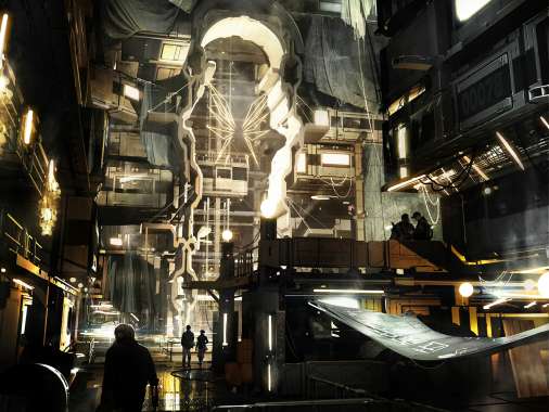 Deus Ex: Mankind Divided Mobile Horizontal fond d'cran