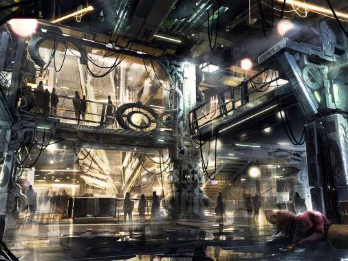 Deus Ex: Universe Mobile Horizontal fond d'cran