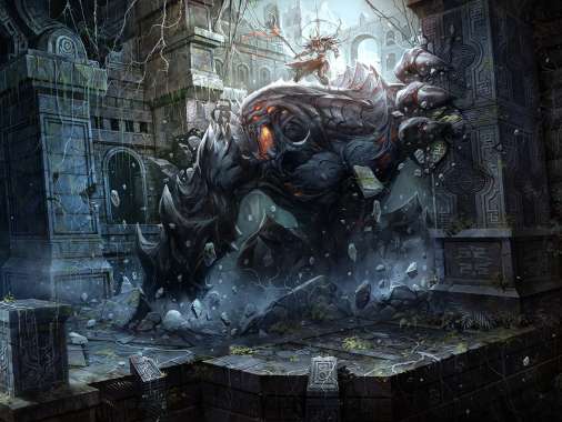 Diablo 3 Fan Art Mobile Horizontal fond d'cran