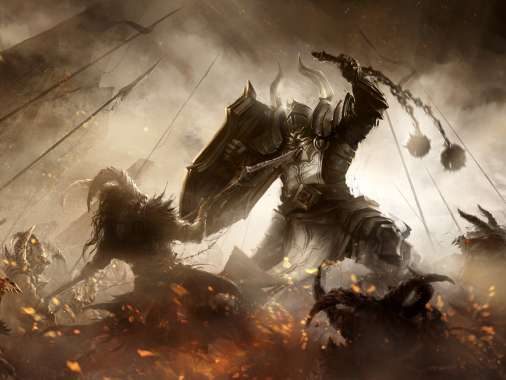 Diablo 3: Reaper of Souls Fan Art Mobile Horizontal fond d'cran