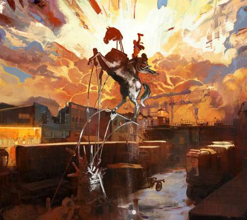 Disco Elysium Mobile Horizontal fond d'cran