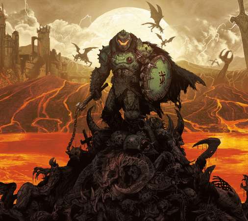 Doom: The Dark Ages Mobile Horizontal fond d'cran