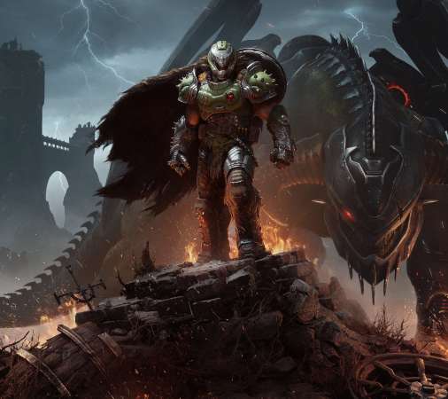 Doom: The Dark Ages Mobile Horizontal fond d'cran