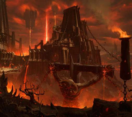 Doom: The Dark Ages Mobile Horizontal fond d'cran