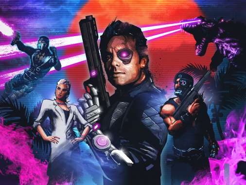 Far Cry 3: Blood Dragon Mobile Horizontal fond d'cran