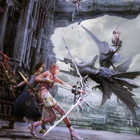 Final Fantasy xiii - 2 Mobile Horizontal fond d'cran