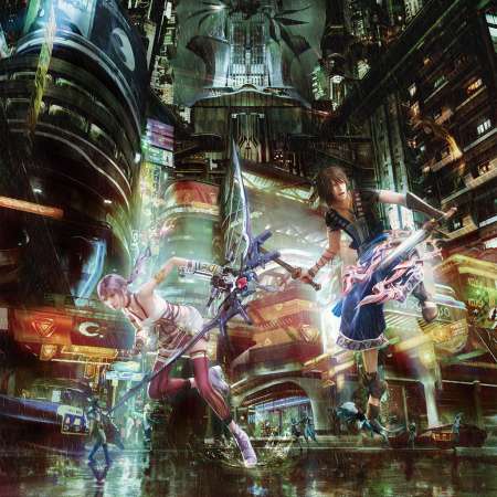 Final Fantasy XIII - 2 Mobile Horizontal fond d'cran