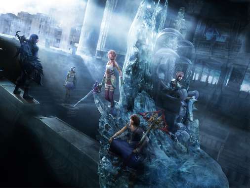 Final Fantasy XIII - 2 Mobile Horizontal fond d'cran