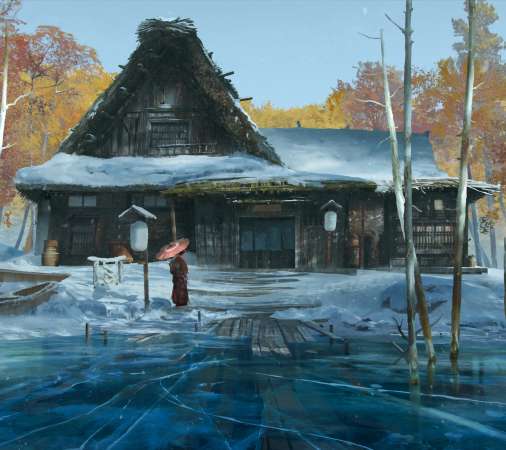 Ghost of Yotei Mobile Horizontal fond d'�cran