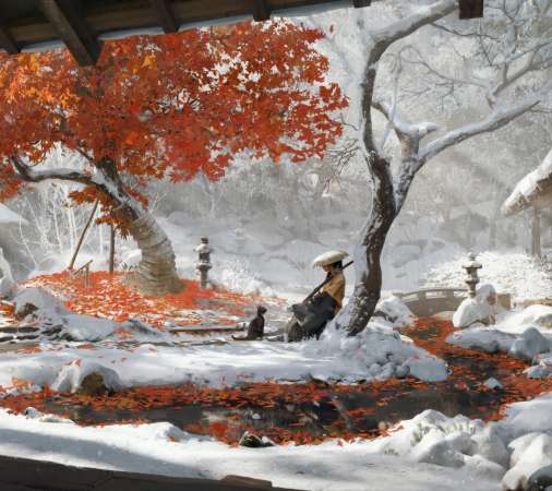 Ghost of Yotei Mobile Horizontal fond d'�cran