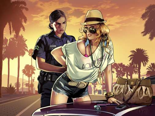 Grand Theft Auto 5 Mobile Horizontal fond d'cran