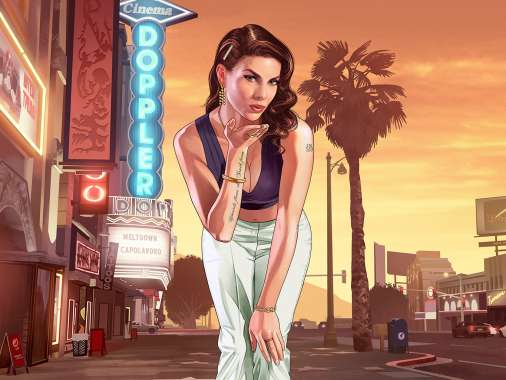 Grand Theft Auto 5 Mobile Horizontal fond d'cran