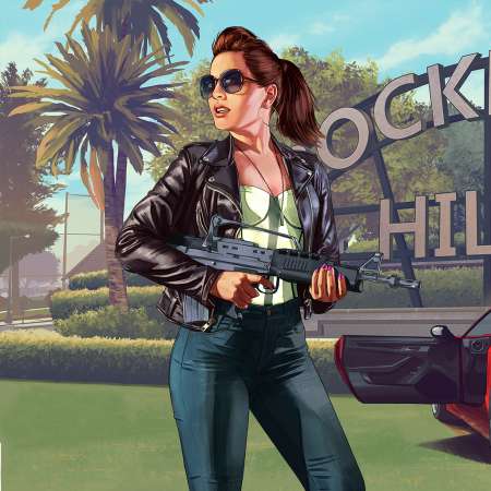 Grand Theft Auto 5 Mobile Horizontal fond d'cran