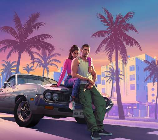 Grand Theft Auto 6 Mobile Horizontal fond d'cran