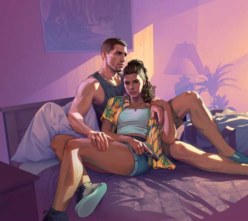 Grand Theft Auto 6 Mobile Horizontal fond d'cran