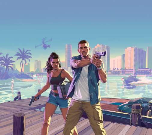 Grand Theft Auto 6 Mobile Horizontal fond d'cran