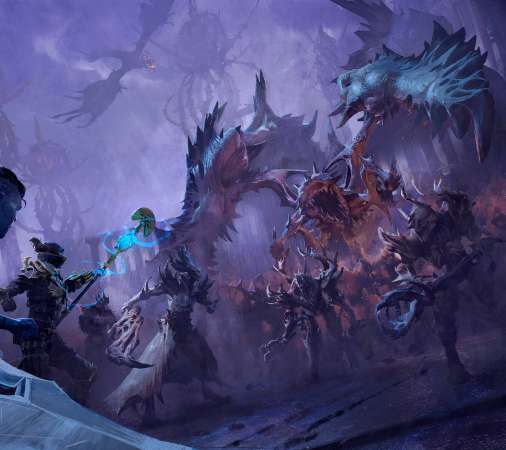 Guild Wars 2: The Midnight King Mobiele Horizontaal achtergrond