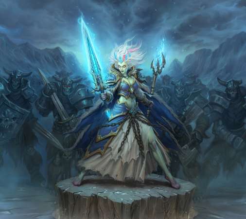 Hearthstone: Heroes of Warcraft - Knights of the Frozen Throne Mobile Horizontal fond d'cran