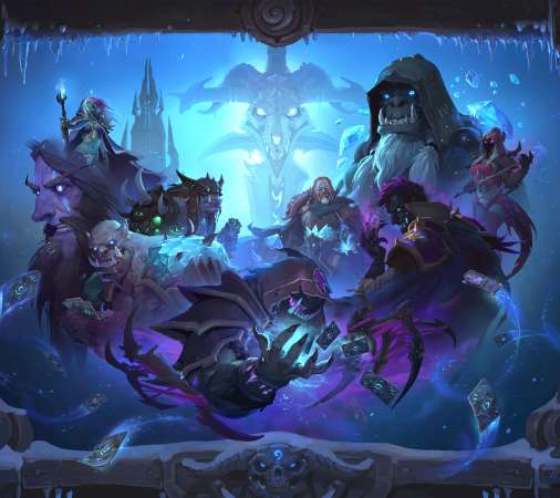 Hearthstone: Heroes of Warcraft - Knights of the Frozen Throne Mobile Horizontal fond d'cran