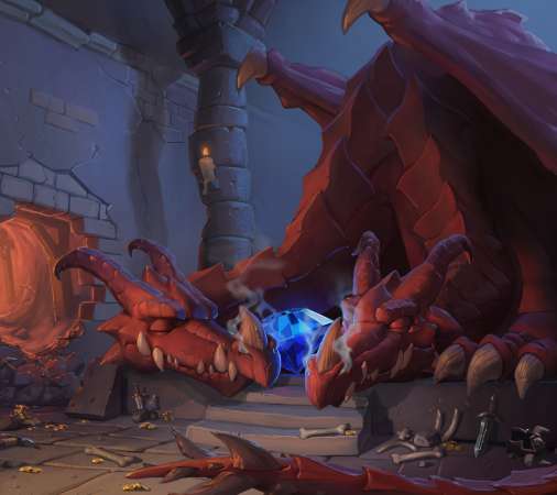 Hearthstone: Heroes of Warcraft - Kobolds & Catacombs Mobile Horizontal fond d'cran