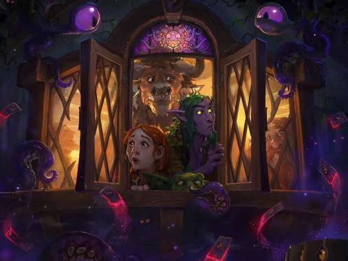 Hearthstone: Heroes of Warcraft - Whispers of the old Gods Mobile Horizontal fond d'cran