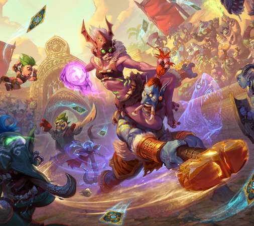 Hearthstone: Rastakhan's Rumble Mobile Horizontal fond d'cran