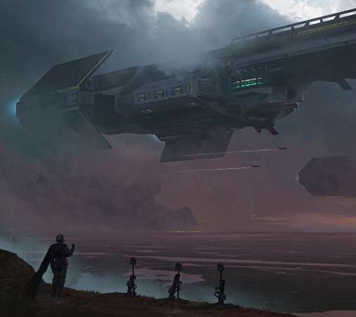 Helldivers 2 fan art Mobile Horizontal fond d'cran